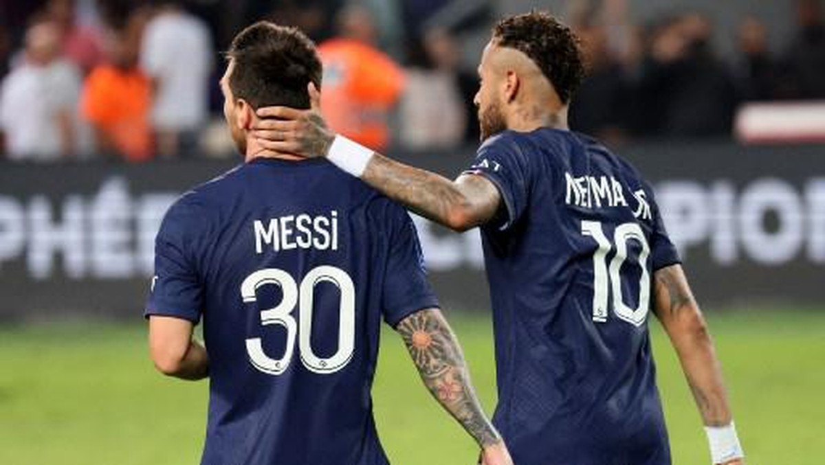 Lionel Messi dan Neymar. (Foto: JACK GUEZ / AFP)