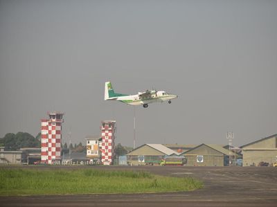 Foto Pesawat NC212i Buatan Bandung yang Dikirim ke Thailand