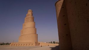 Unik! Potret Masjid Agung Samarra Irak yang Punya Menara Spiral