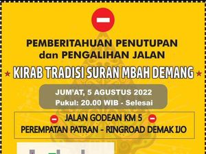 Info Lur, Perempatan Patran-Demak Ijo Ditutup Saat Suran Mbah Demang Sleman