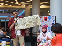 Jadi Pengrajin Ecoprint, Penyintas Kusta di Kalbar Dipuji Sandiaga