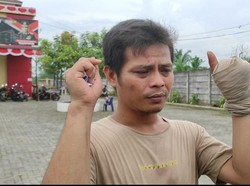 Sadis! Pria di Deli Serdang Dibacok hingga 4 Jarinya Putus