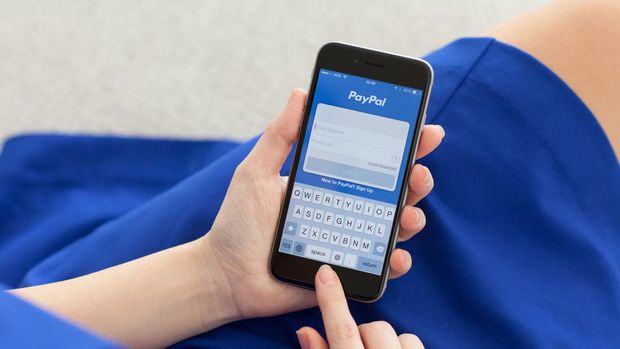 Ilustrasi situs PayPal