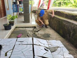 15 Rumah Warga Ciamis Rusak gegara Pergerakan Tanah