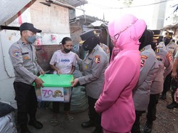 Polwan Gelar Baksos di 5 Titik Wilayah Jakarta Utara
