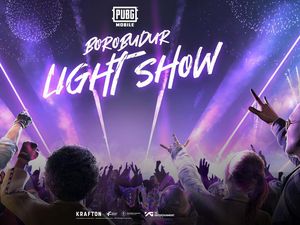 PUBG Mobile Bikin Light Show di Candi Borobudur