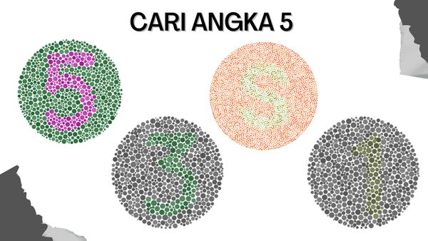 Tes Buta Warna Pakai Soal Super Gampang, Tak Butuh 5 Menit untuk Jawab Semua