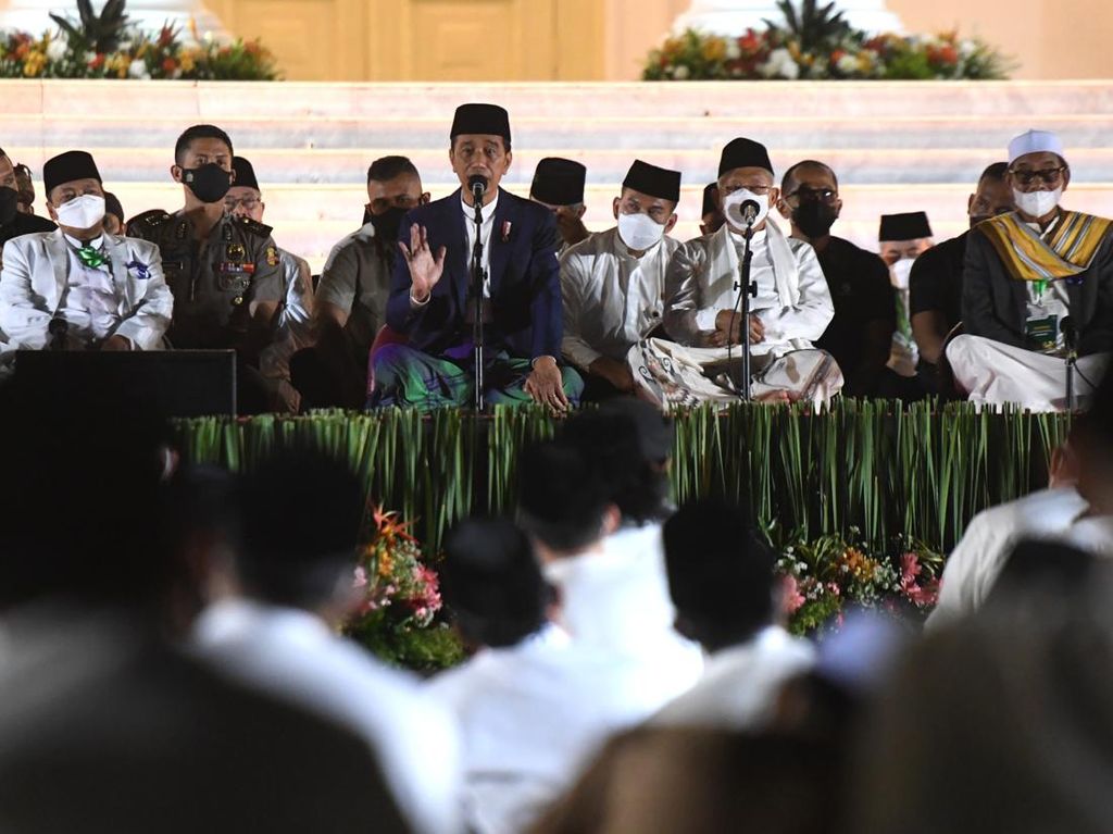 Suasana Zikir di Istana Menjelang 77 Tahun Indonesia Merdeka