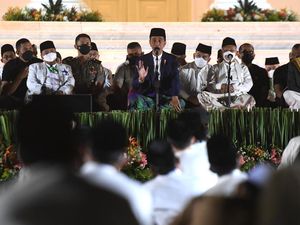 Kala Presiden Jokowi-Maruf Amin Zikir Kebangsaan