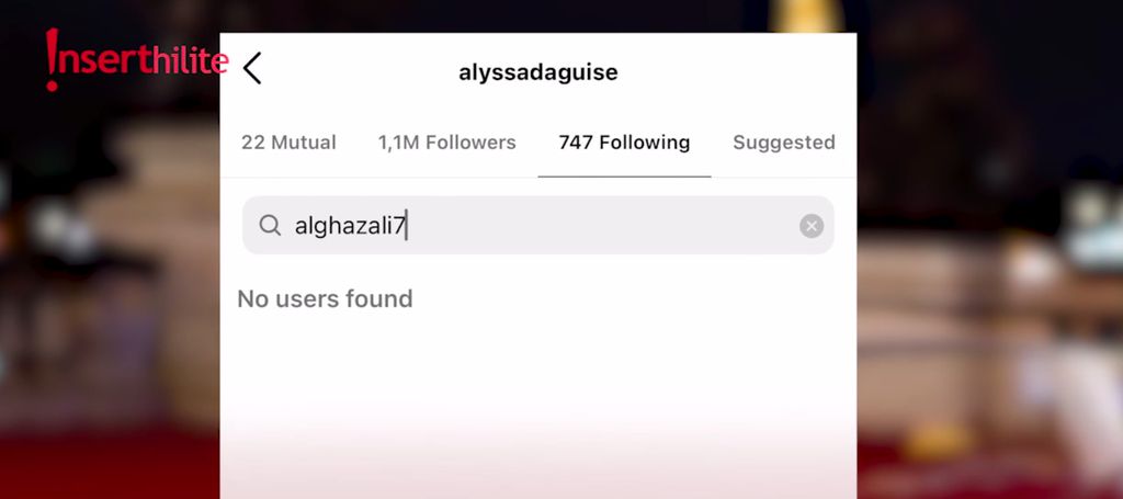 Al Ghazali di-unfollow Alyssa Dagusie