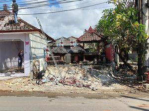 6 Pelinggih Hancur untuk Akses Jalan G20, Warga Nusa Dua Stres Berat 6 Pelinggih Hancur untuk Akses Jalan G20, Warga Nusa Dua Stres Berat