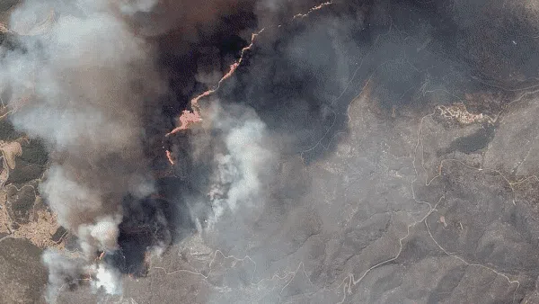 Deretan Citra Satelit Ini Merekam Dahsyatnya Kebakaran Hutan