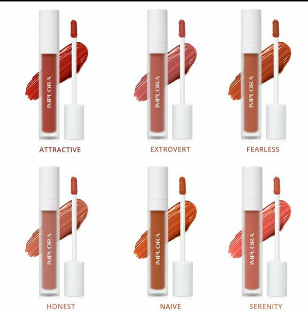 Lip Velvet dari Implora/Foto: implora.co.id Implora menjadi salah satu brand makeup yang memiliki produk lip velvet.