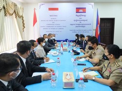 Menlu dan Kabaharkam Temui Polisi Kamboja Bahas Repatriasi 62 WNI Disekap