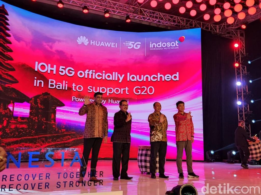 Peluncuran 5G Indosat Ooredoo Hutchison di Bali