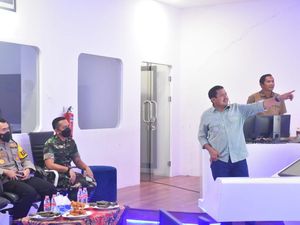 Dandim dan Kapolres yang Baru Apresiasi Command Center Sumedang