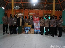 Polwan Silaturahmi dan Berbagi ke Ponpes di Bojonegoro Jelang Hari Jadi