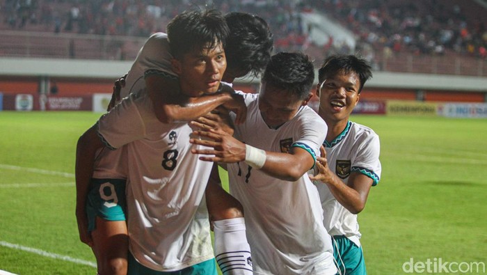 Timnas Indonesia bantai Singapura 9-0 di Piala AFF U-16, Rabu (3/8/2022).