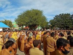 Pj Bupati Buteng Ancam Copot Kadis gegara ASN Tolak Vaksin Booster