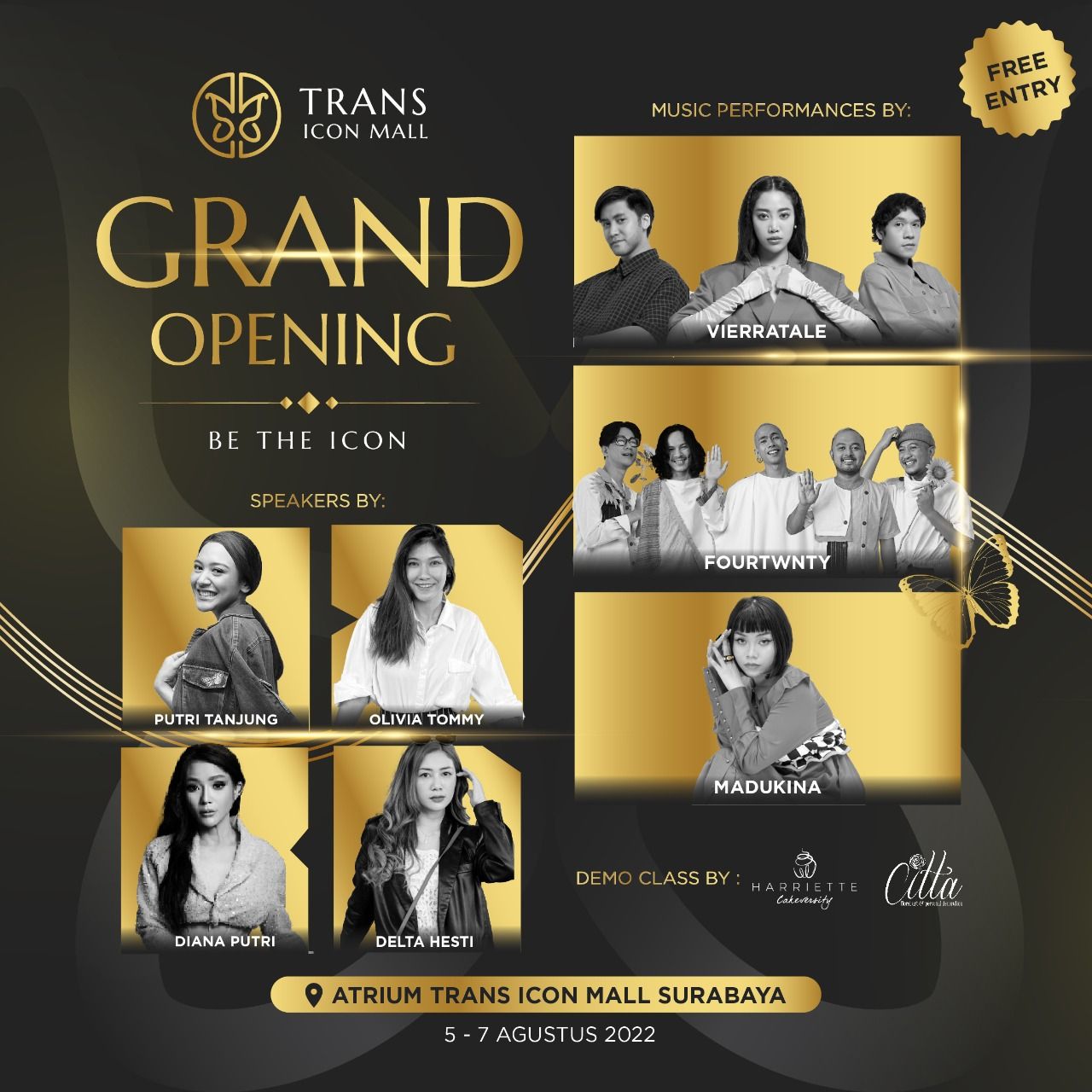 Grand Opening Trans Icon Mall Surabaya