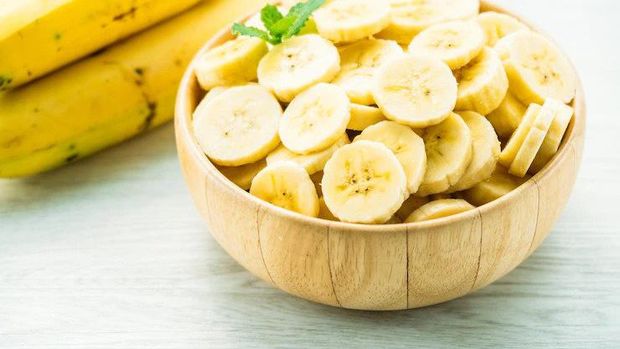 Ilustrasi potongan pisang