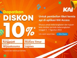 Mau ke Jember Fashion Carnaval 2022? Ada Diskon Tiket Kereta Api Nih!