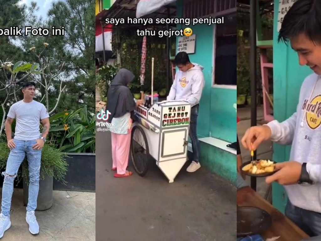 Viral Penjual Tahu Gejrot Atletis Bak Binaragawan, Emak-emak Sampai Ngefans