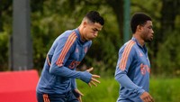 Ronaldo baru tampil satu babak di laga pramusim resmi MU. Itu pun diwarnai kontroversi pergi sebelum laga tuntas. Foto: Manchester United via Getty Imag/Ash Donelon