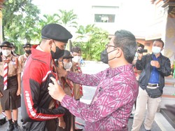 Pemkot Denpasar Lepas 16 Pramuka ke Jambore Nasional 2022