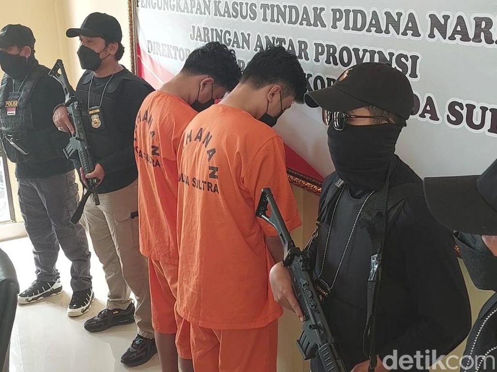 Polisi Gagalkan Peredaran 5,2 Kg Sabu di Sultra, 2 Mahasiswa Ditangkap