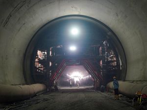 Menengok Megahnya Terowongan Kereta Cepat Jakarta-Bandung