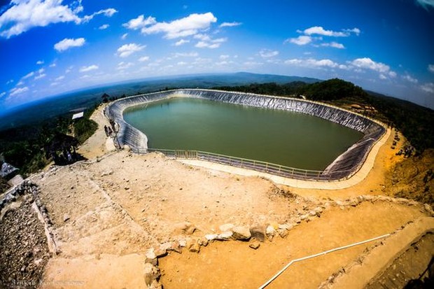 salah satu embung bersejarah di gunungkidul