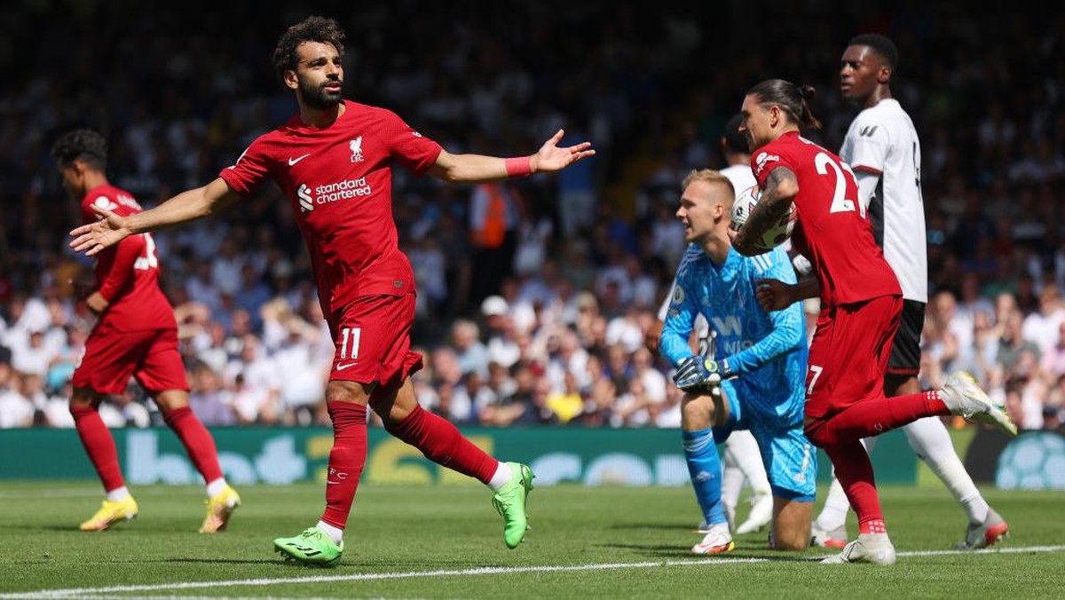 Liverpool vs Fulham selesai 2-2 (Getty Images/Julian Finney)
