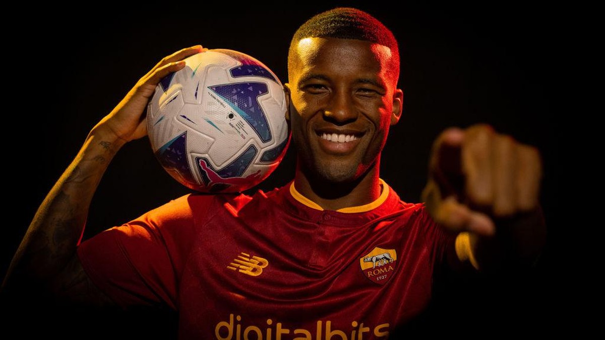 Georginio Wijnaldum gabung AS Roma dengan status pinjaman dari Paris Saint-Germain (Foto: AS Roma via Getty Images/Fabio Rossi)