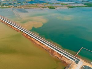 Jembatan Pelabuhan Patimban Rampung! Ini Wujudnya dari Udara Jembatan Pelabuhan Patimban Rampung! Ini Wujudnya dari Udara
