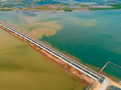 Jembatan Pelabuhan Patimban Rampung! Ini Wujudnya dari Udara