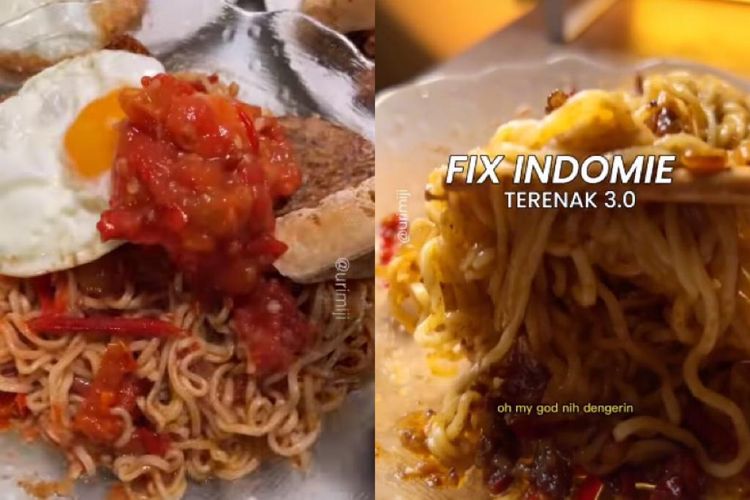 TikToker Viral Ciptakan Indomie Sambal Tomat & Rawon Salted Egg Paling Unik, Wajib Coba!