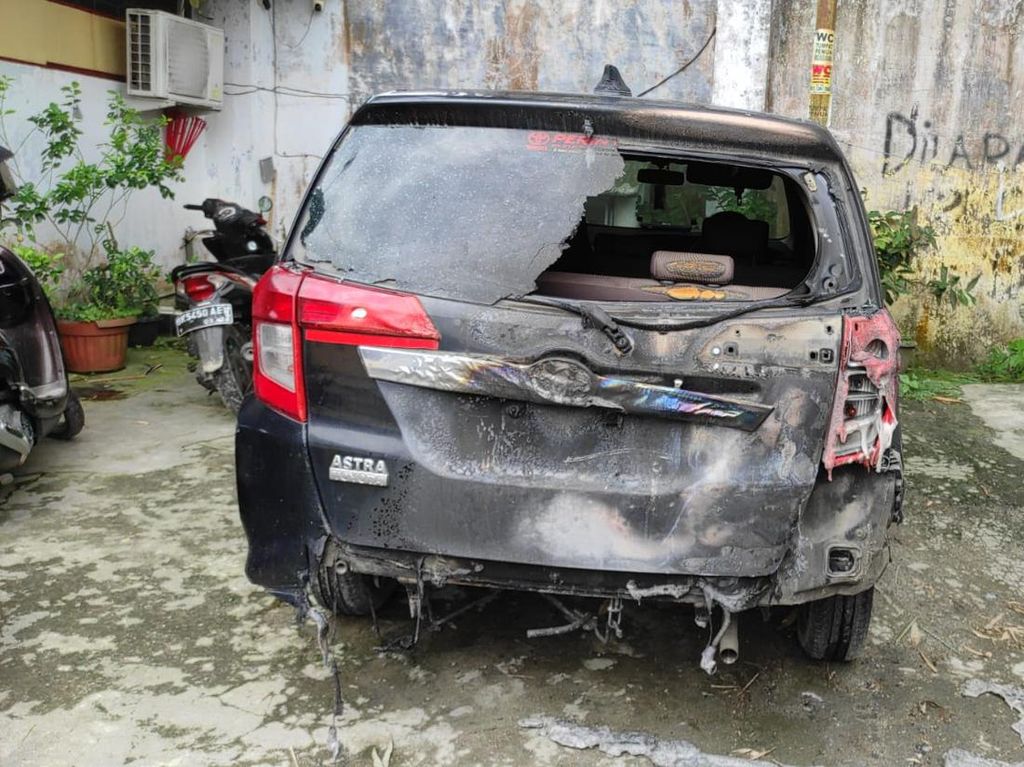 Mobil Warga di Deli Serdang Dibakar OTK!