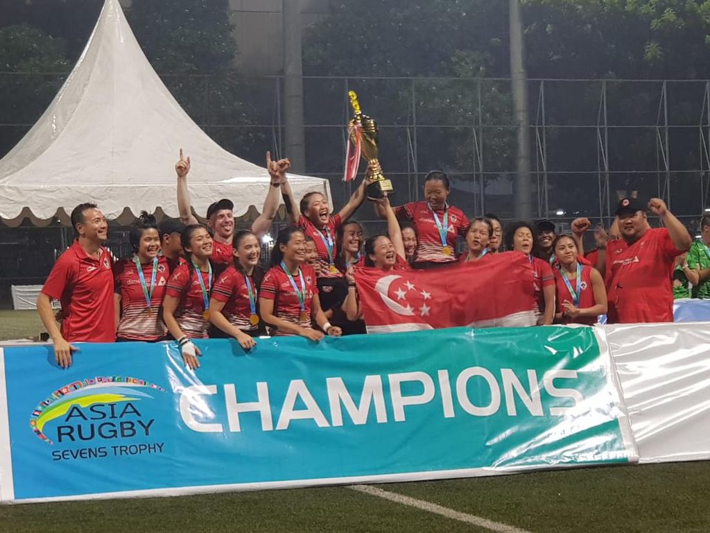 Indonesia Sukses Jadi Tuan Rumah Kejuaraan Rugby, Singapura Juara