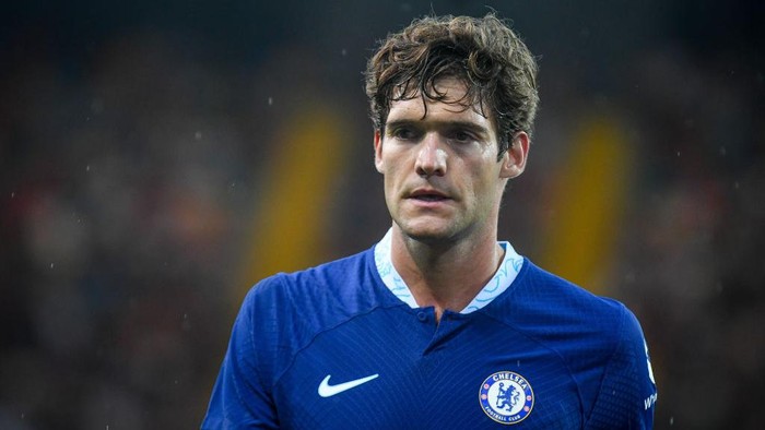 Chelseas Marcos Alonso portrait during the friendly football match Udinese Calcio vs Chelsea FC on July 29, 2022 at the Friuli - Dacia Arena stadium in Udine, Italy (Photo by Ettore Griffoni/LiveMedia/NurPhoto via Getty Images)