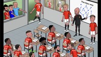Erik ten Hag yang datang dari Ajax belum bisa memberi dampak instan di MU. Foto: dok. Twitter