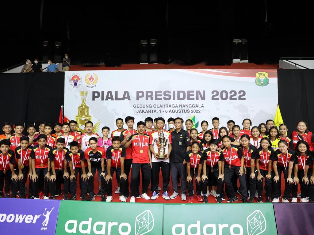 Atlet Jateng Binaan PB Djarum Dominasi Gelar Juara Piala Presiden 2022