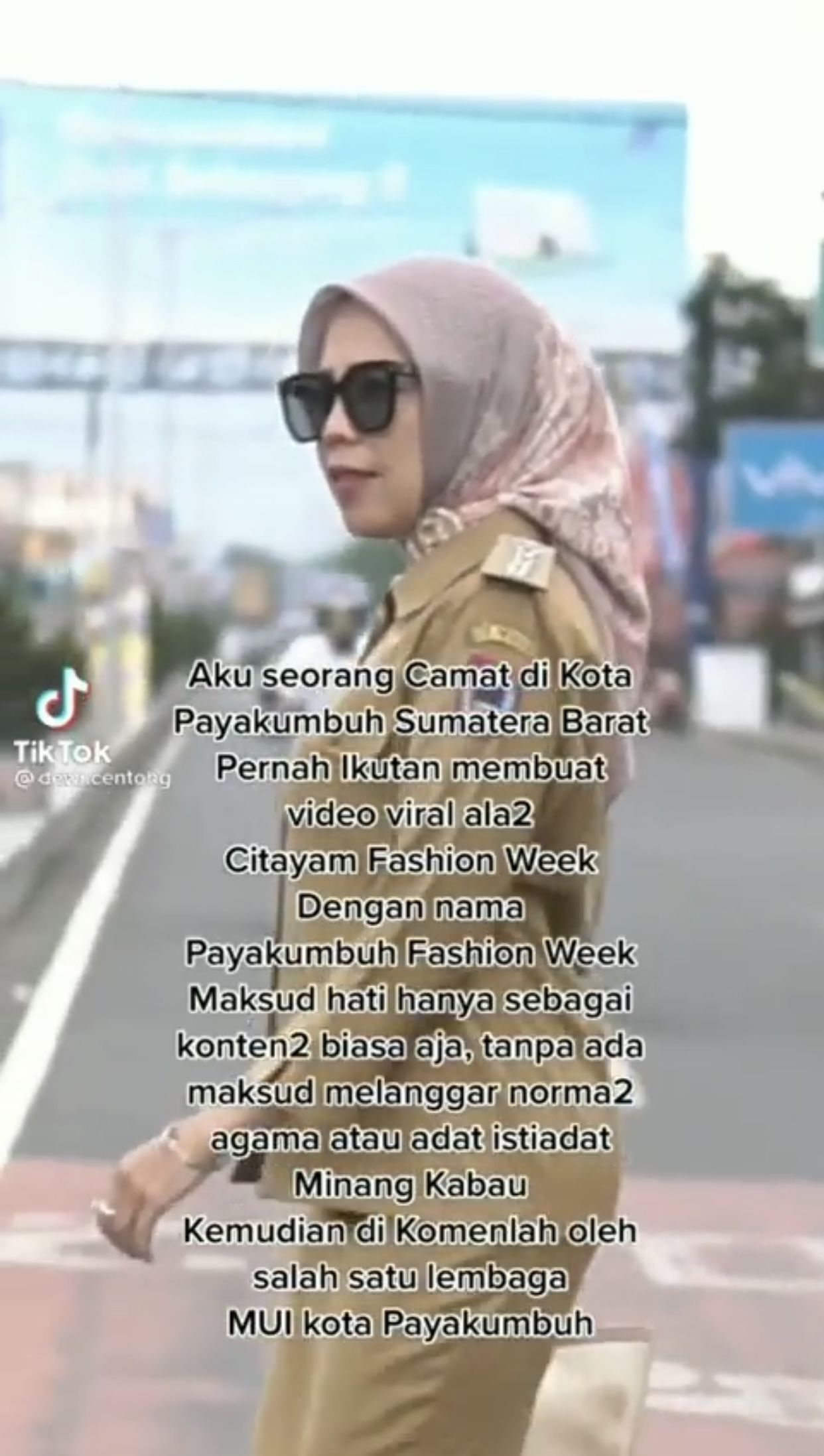 Camat Payakumbuh dipecat karena membuat konten ala Citayam Fashion Week