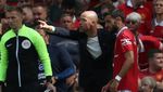 Debut Premier League Ten Hag: Mikir, Garuk Kepala, Tunjuk, Teriak