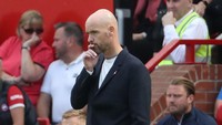 Apalagi Man United sudah ketinggalan dua gol dari Brighton di babak pertama. Foto: Manchester United via Getty Imag/Tom Purslow