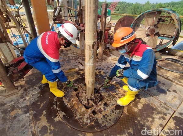 Intip Ngebor Sumur di Salah Satu Sudut Blok Rokan