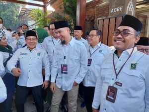 Ke KPU, Ahmad Dhani dan PKB Nyanyi Tuhan Kirimkan Pemimpin Baik Hati