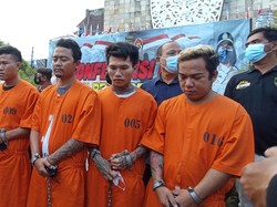 5 Pelaku Spesialis Jambret Wisatawan Asing di Kuta Dibekuk