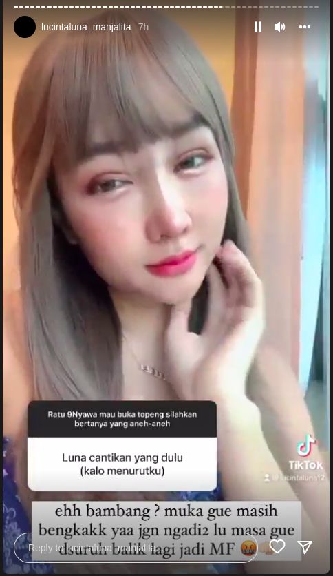 Unggahan Lucinta Luna
