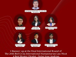 Harumkan Nama Indonesia, Mahasiswa UGM Juara Simulasi Sidang Internasional